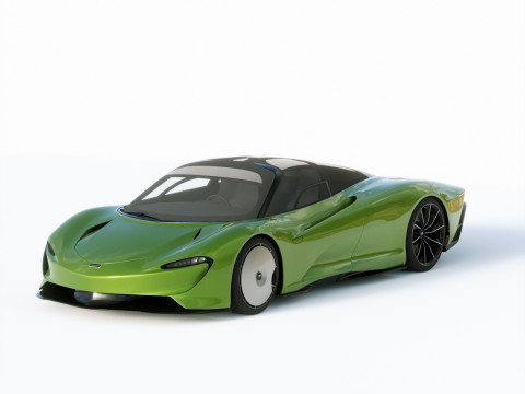 Mclaren Speedtail 2020 3D Model
