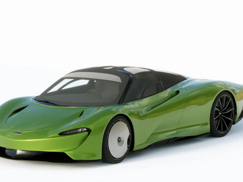 Mclaren Speedtail 2020 3D Model