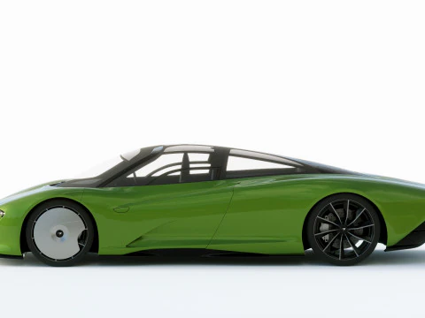 Mclaren Speedtail 2020 3D Model