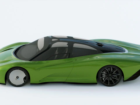 Mclaren Speedtail 2020 3D Model