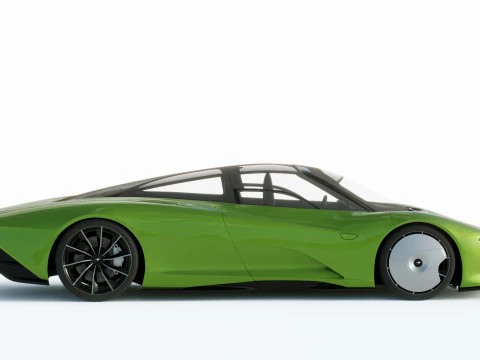 Mclaren Speedtail 2020 3D Model