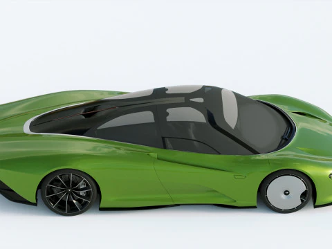 Mclaren Speedtail 2020 3D Model