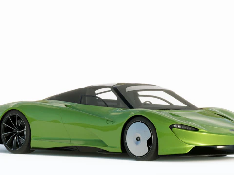 Mclaren Speedtail 2020 3D Model