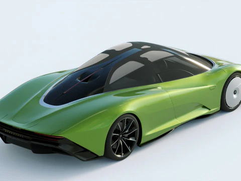 Mclaren Speedtail 2020 3D Model