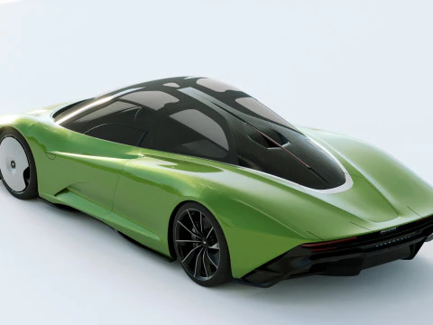 Mclaren Speedtail 2020 3D Model