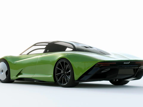 Mclaren Speedtail 2020 3D Model