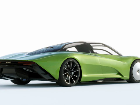 Mclaren Speedtail 2020 3D Model