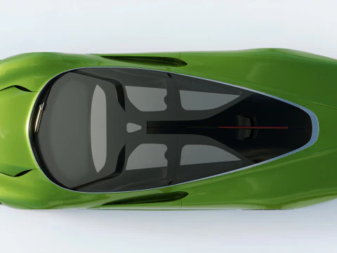 Mclaren Speedtail 2020 3D Model