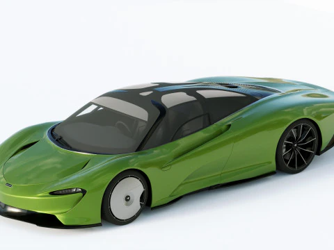 Mclaren Speedtail 2020 3D Model