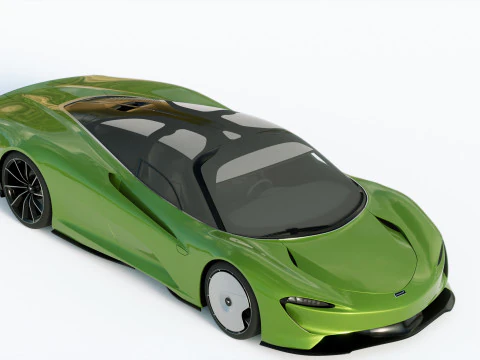 Mclaren Speedtail 2020 3D Model