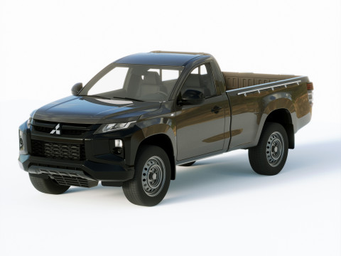Mitsubishi L200 Regular Cab 2019 3D Model