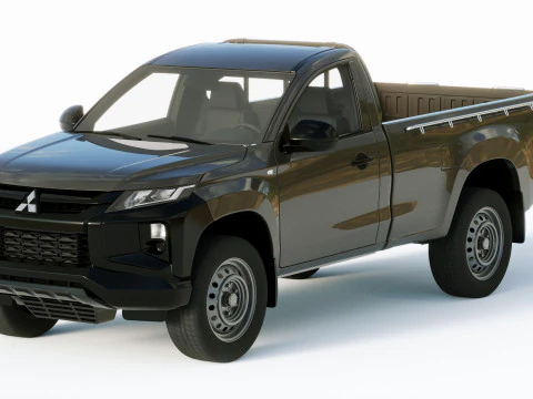 Mitsubishi L200 Regular Cab 2019 3D Model