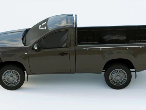 Mitsubishi L200 Regular Cab 2019 3D Model