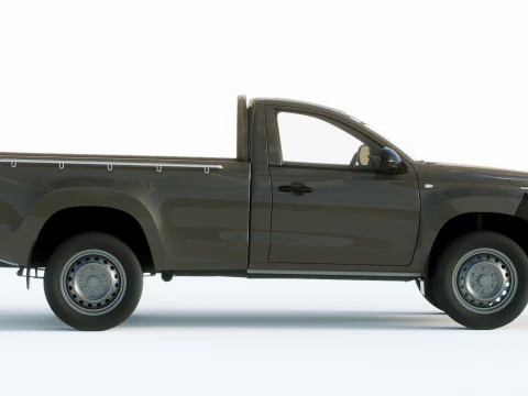 Mitsubishi L200 Regular Cab 2019 3D Model