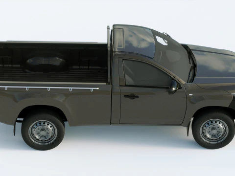 Mitsubishi L200 Regular Cab 2019 3D Model