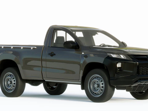 Mitsubishi L200 Regular Cab 2019 3D Model