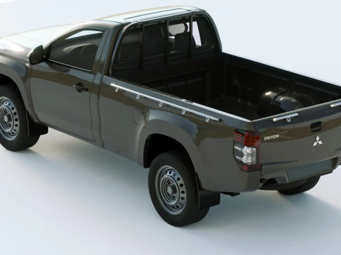 Mitsubishi L200 Regular Cab 2019 3D Model