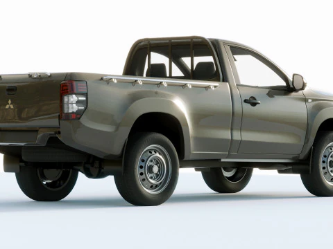 Mitsubishi L200 Regular Cab 2019 3D Model