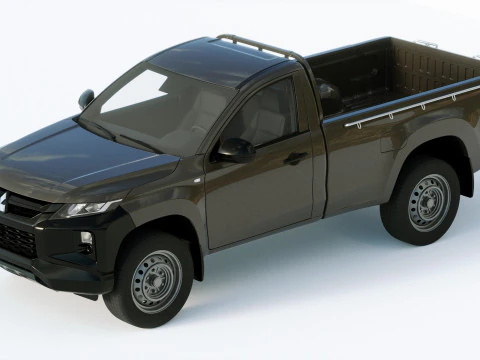Mitsubishi L200 Regular Cab 2019 3D Model