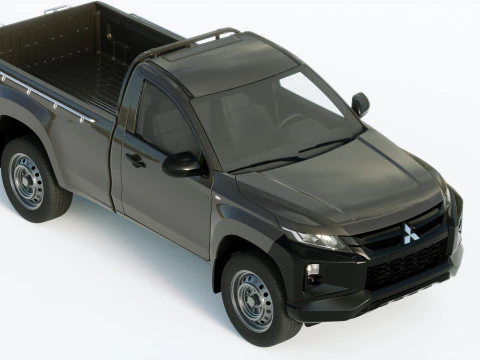 Mitsubishi L200 Regular Cab 2019 3D Model