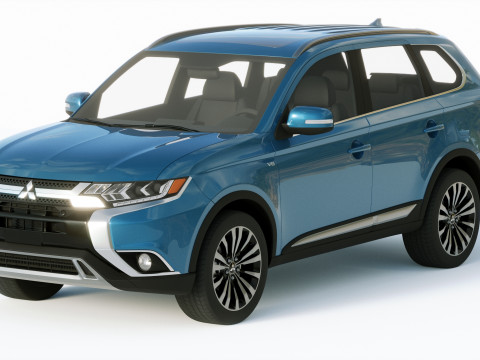 Mitsubishi Outlander 2019 3D Model