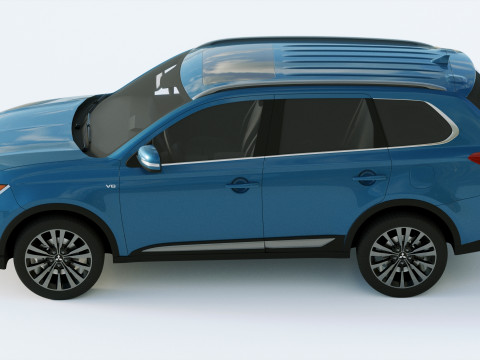 Mitsubishi Outlander 2019 3D Model