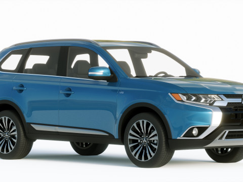Mitsubishi Outlander 2019 3D Model