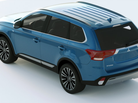 Mitsubishi Outlander 2019 3D Model
