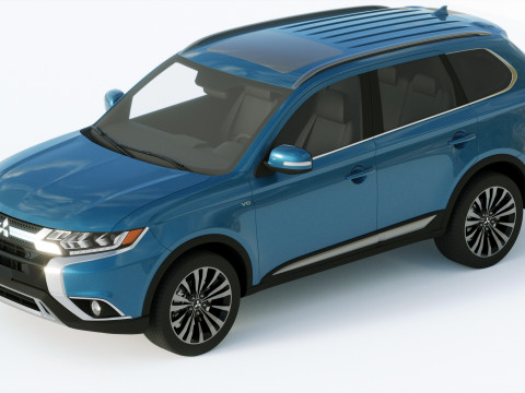 Mitsubishi Outlander 2019 3D Model