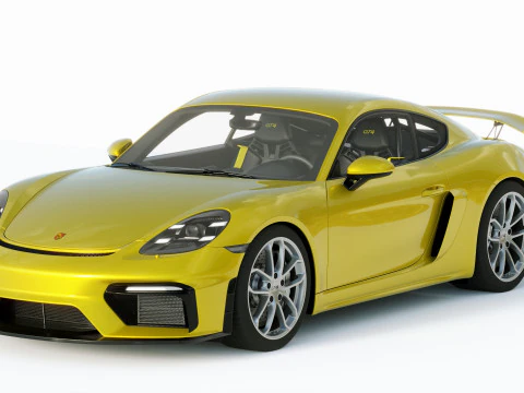Porsche 718 Cayman GT4 2020 3D Model