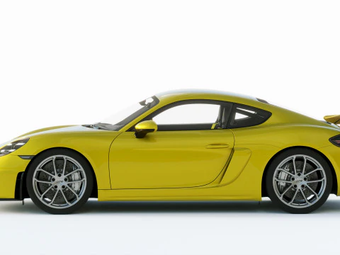 Porsche 718 Cayman GT4 2020 3D Model