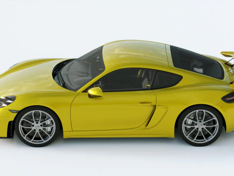 Porsche 718 Cayman GT4 2020 3D Model
