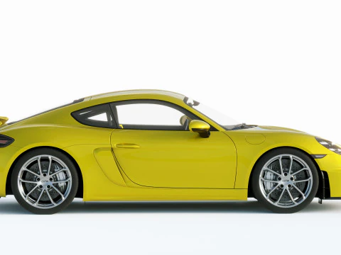 Porsche 718 Cayman GT4 2020 3D Model