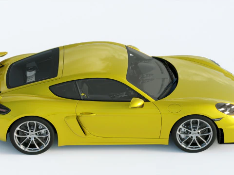 Porsche 718 Cayman GT4 2020 3D Model