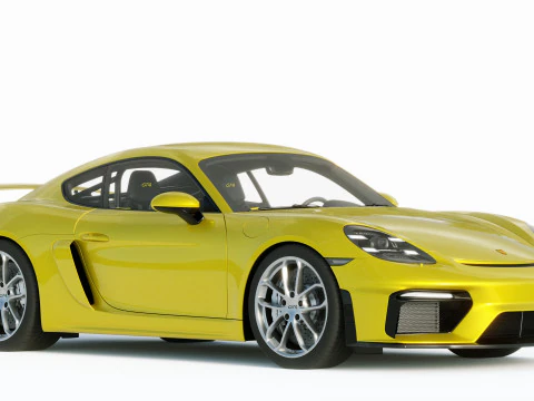 Porsche 718 Cayman GT4 2020 3D Model