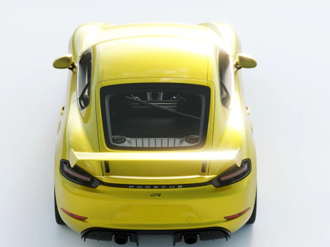 Porsche 718 Cayman GT4 2020 3D Model