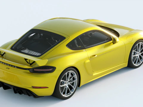 Porsche 718 Cayman GT4 2020 3D Model