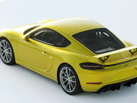 Porsche 718 Cayman GT4 2020 3D Model