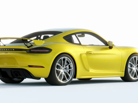 Porsche 718 Cayman GT4 2020 3D Model