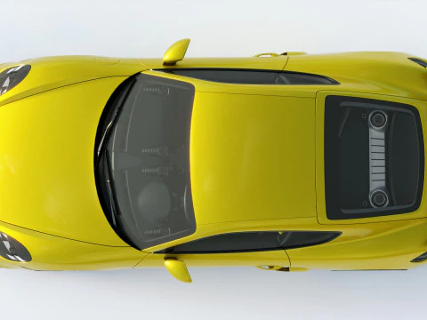 Porsche 718 Cayman GT4 2020 3D Model