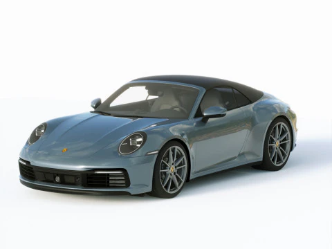 Porsche 911 Carrera 4S Cabrio 2019 3D Model