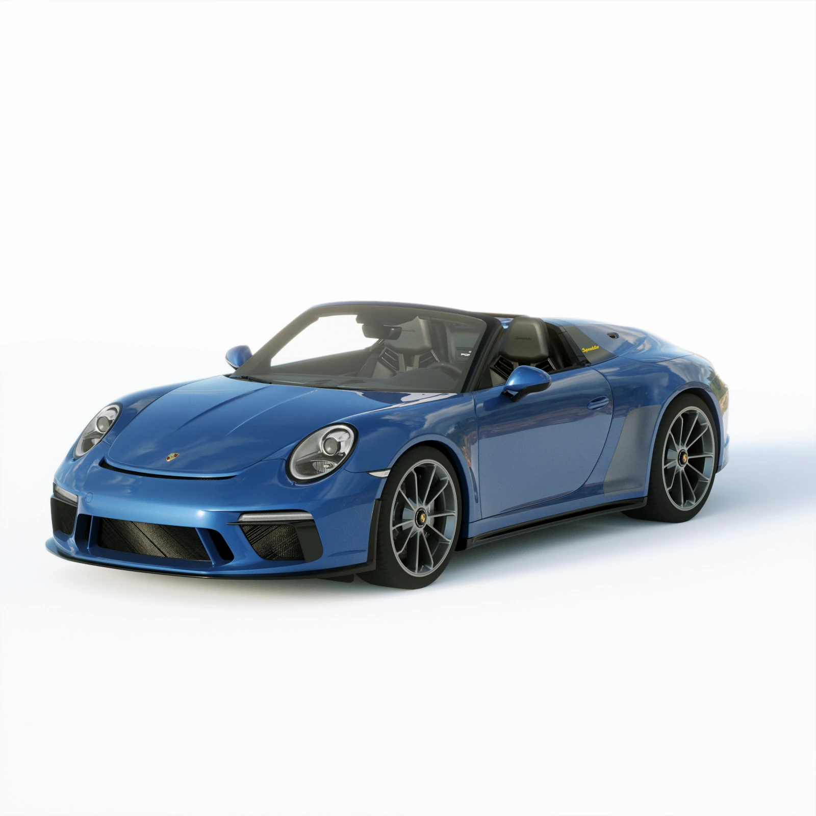 Porsche 911 Speedster 2019 Heritage 3D Model .c4d .max .obj .3ds .fbx .stl .blend