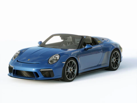 Porsche 911 Speedster 2019 Heritage 3D Model