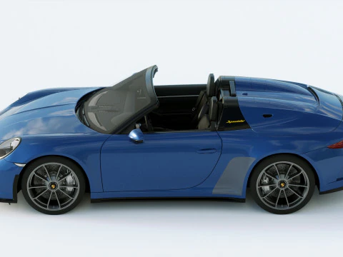 Porsche 911 Speedster 2019 Heritage 3D Model