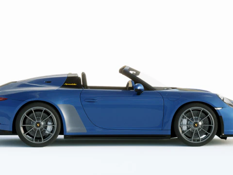 Porsche 911 Speedster 2019 Heritage 3D Model