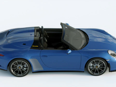 Porsche 911 Speedster 2019 Heritage 3D Model