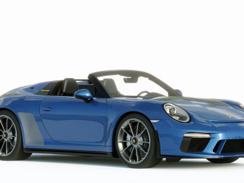 Porsche 911 Speedster 2019 Heritage 3D Model