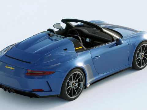 Porsche 911 Speedster 2019 Heritage 3D Model