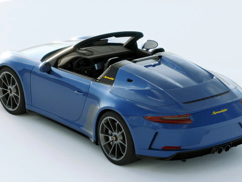 Porsche 911 Speedster 2019 Heritage 3D Model