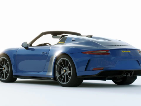 Porsche 911 Speedster 2019 Heritage 3D Model
